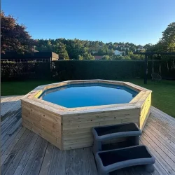 Bygga pool ovan mark